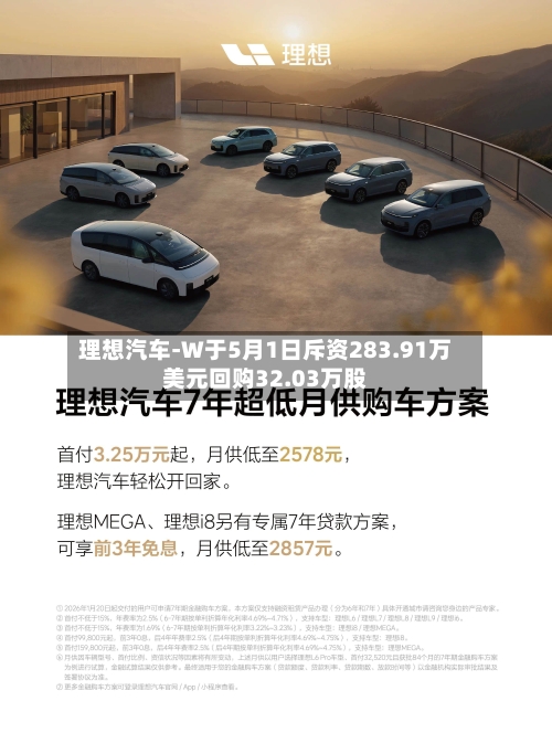 理想汽车-W于5月1日斥资283.91万美元回购32.03万股-第2张图片