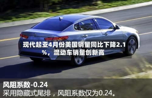 现代起亚4月份美国销量同比下降2.1%	，混动车销量创新高-第2张图片