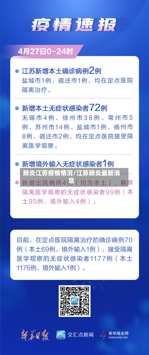 肺炎江苏疫情情况/江苏肺炎最新消息-第3张图片