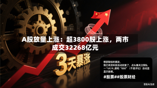 A股放量上涨：超3800股上涨，两市成交32268亿元-第3张图片
